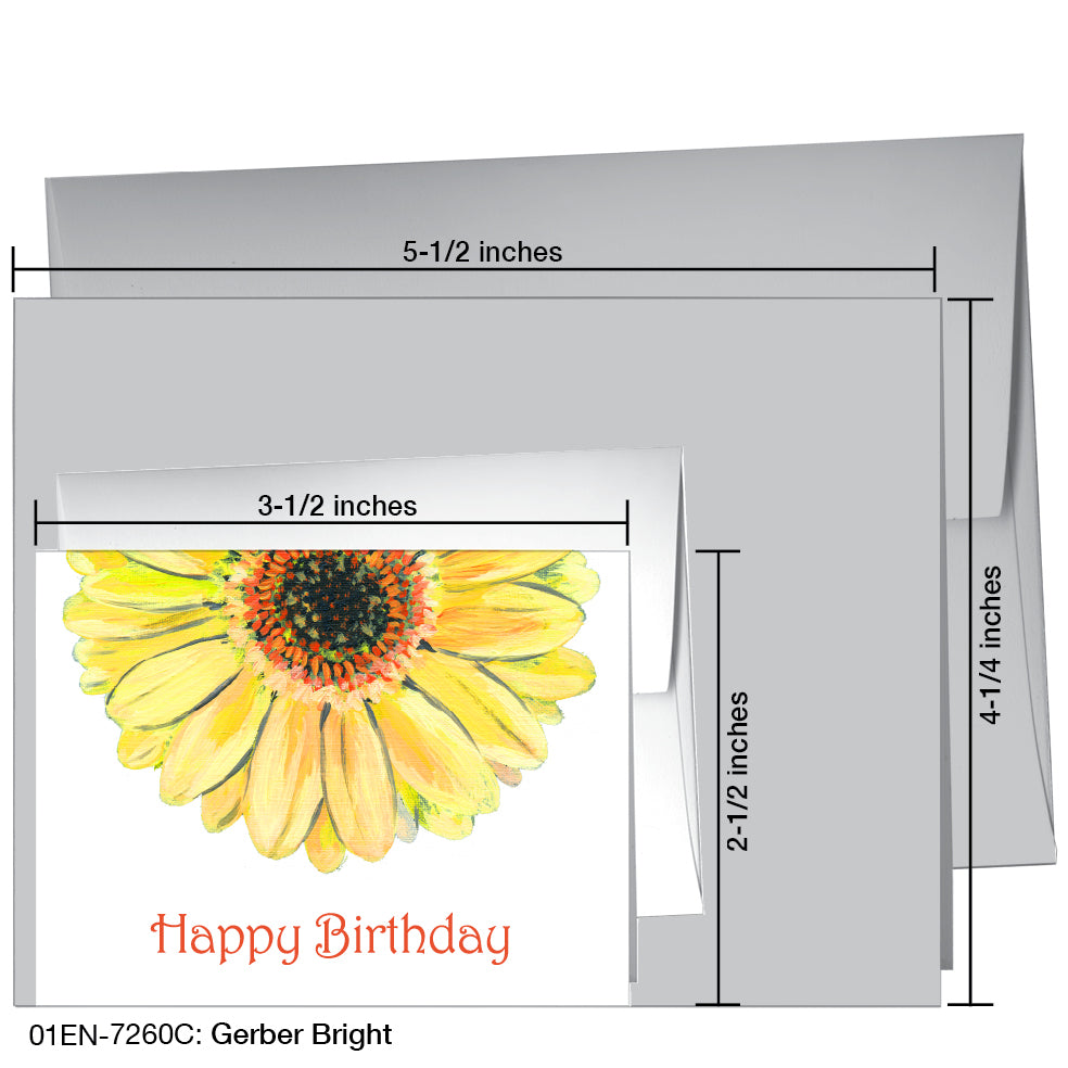 Gerber Bright, Greeting Card (7260C)