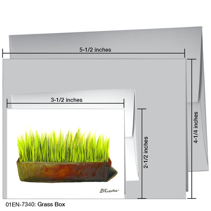 Grass Box, Greeting Card (7340)