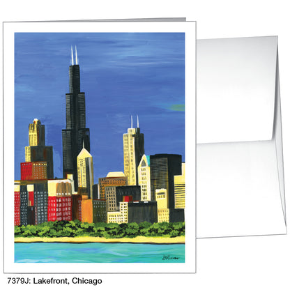 Lakefront, Chicago, Greeting Card (7379J)