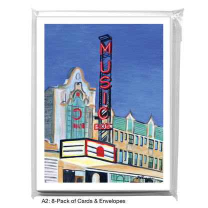 Music Box Theater, Chicago, Greeting Card (7519)