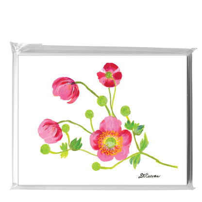 Japanese Anemones, Greeting Card (7565)