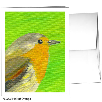 Hint Of Orange, Greeting Card (7692G)