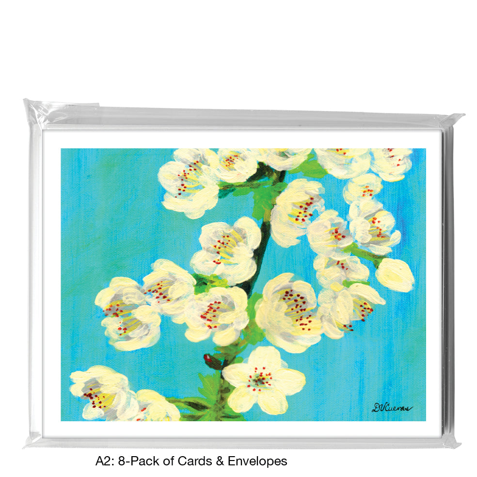 Wild Cherry Blossoms, Greeting Card (7702E)
