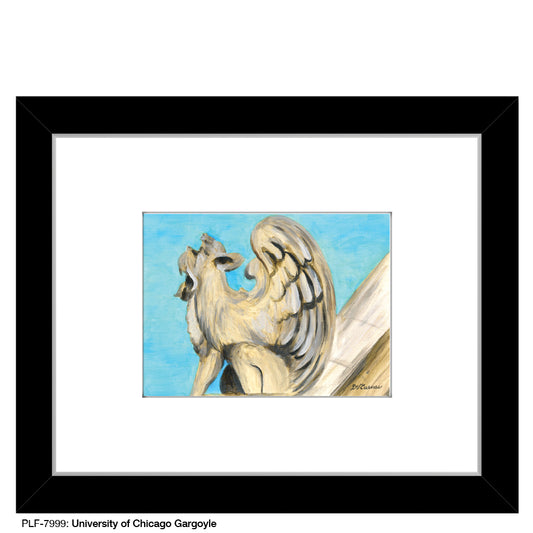 University Of Chicago Gargoyle, Print (#7999)