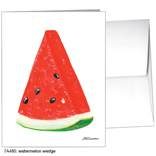 Watermelon Wedge, Greeting Card (8631)