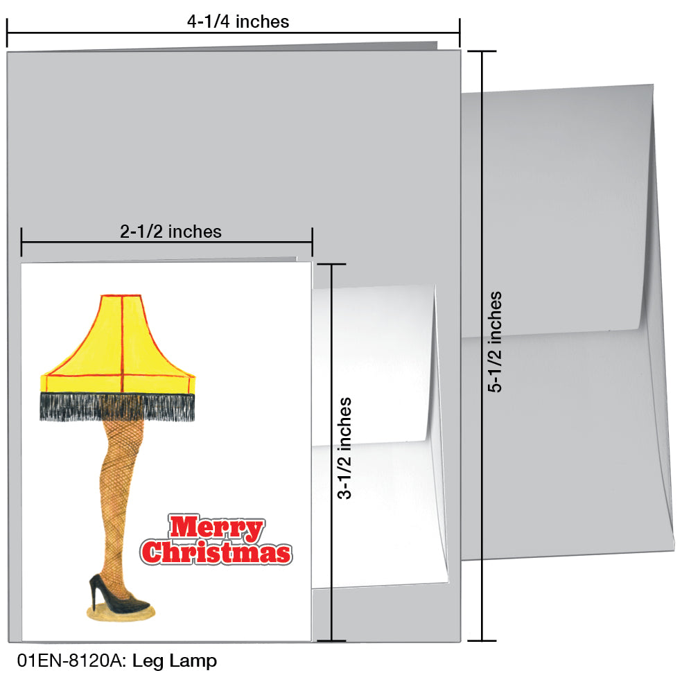 Leg Lamp, Greeting Card (8120A)