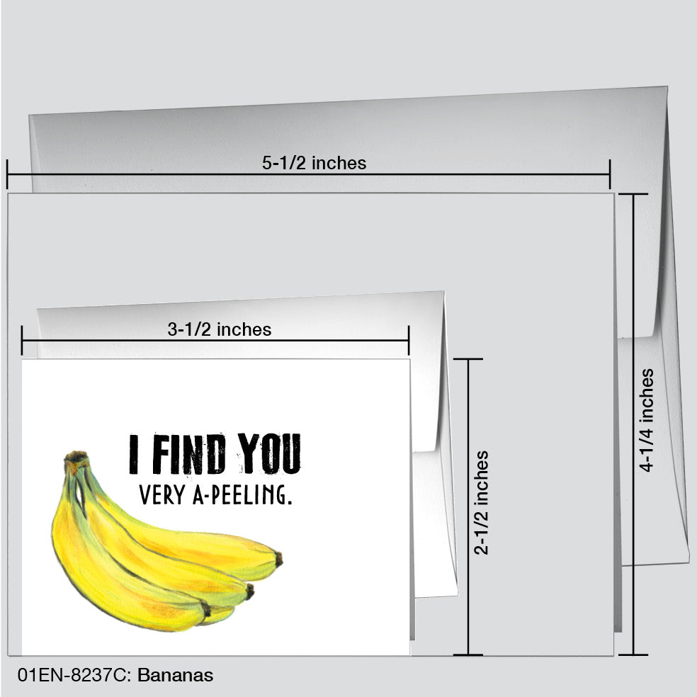 Bananas, Greeting Card (8237C)