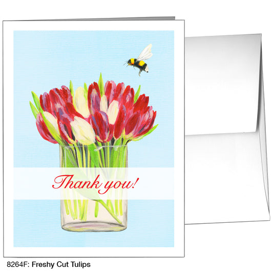 Freshly Cut Tulips, Greeting Card (8264F)