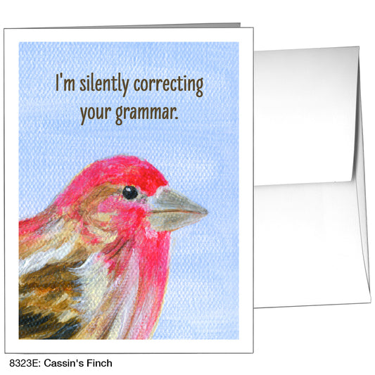 Cassin's Finch, Greeting Card (8323E)