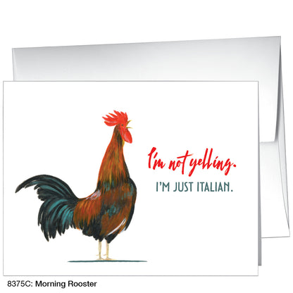 Morning Rooster, Greeting Card (8375C)