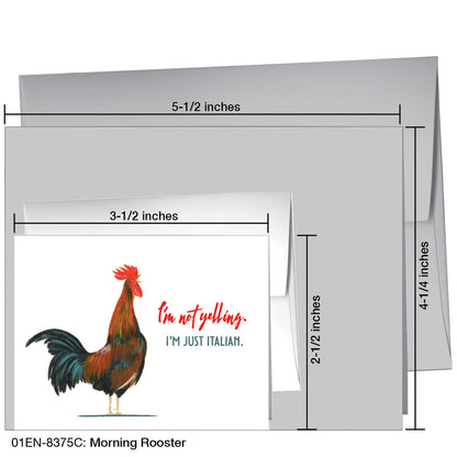 Morning Rooster, Greeting Card (8375C)