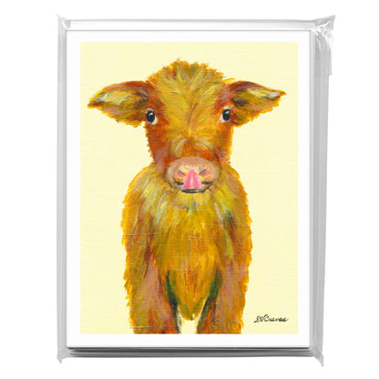 Calf Lick, Greeting Card (8380)