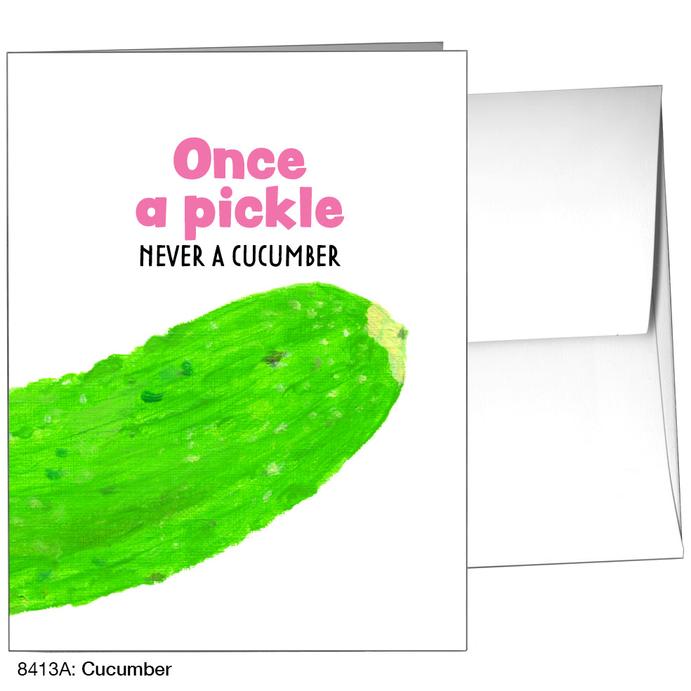 Cucumber, Greeting Card (8413A)