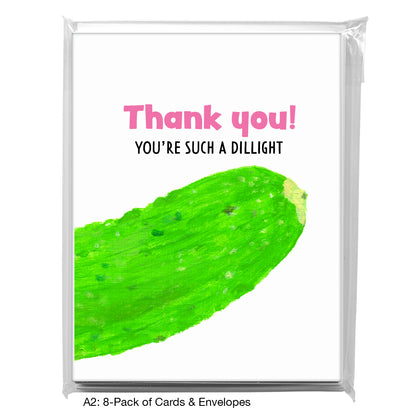 Cucumber, Greeting Card (8413E)