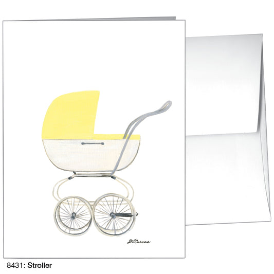 Stroller, Greeting Card (8431)