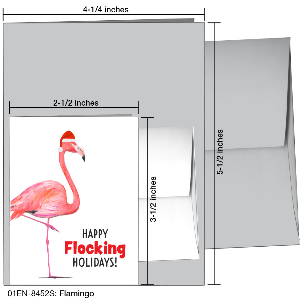 Flamingo, Greeting Card (8452S)