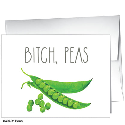 Peas, Greeting Card (8494B)