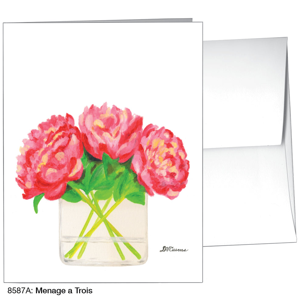 Menage A Trois, Greeting Card (8587A)