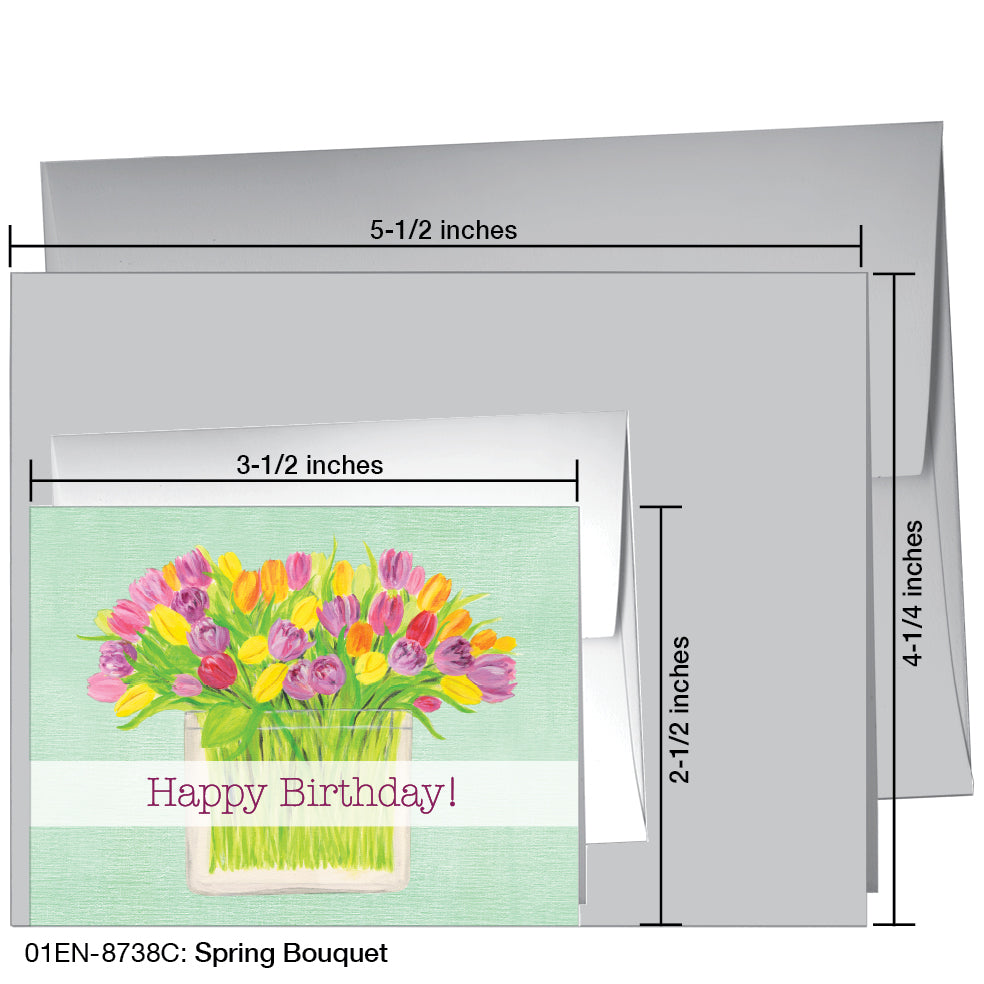 Spring Bouquet, Greeting Card (8738C)